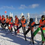 Sedmáci ze Žižkova lyžují na Mísečkách