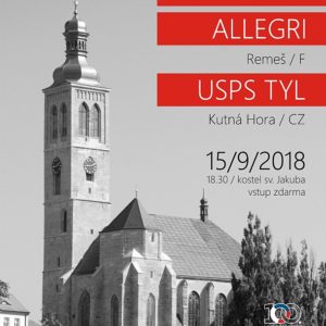 Při příležitosti 10. výročí spolupráce Kutné Hory s Remeší se 15. září od 18.30 koná koncert v kostele sv. Jakuba. Vstup zdarma
