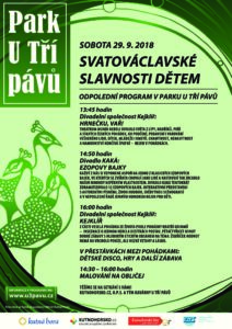 Svatováclavské slavnosti dětem 29. 9.: odpolední program v parku U Tří pávů v Kutné Hoře