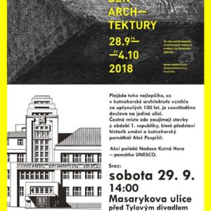 Den architektury v Kutné Hoře 29. 9. představí to nejlepší, co v kutnohorské architektuře vzniklo za uplynulých 100 let