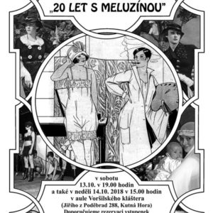 Módní přehlídka „20 let s Meluzínou“ se koná 13. a  14. 10. v aule Voršilského kláštera v Kutné Hoře