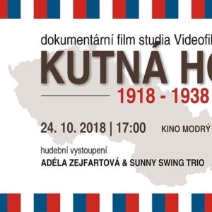 Pozvánka: Kino Modrý kříž uvede 24. 10. dokumentární film Videofilm studia Kutná Hora 1918 – 1938