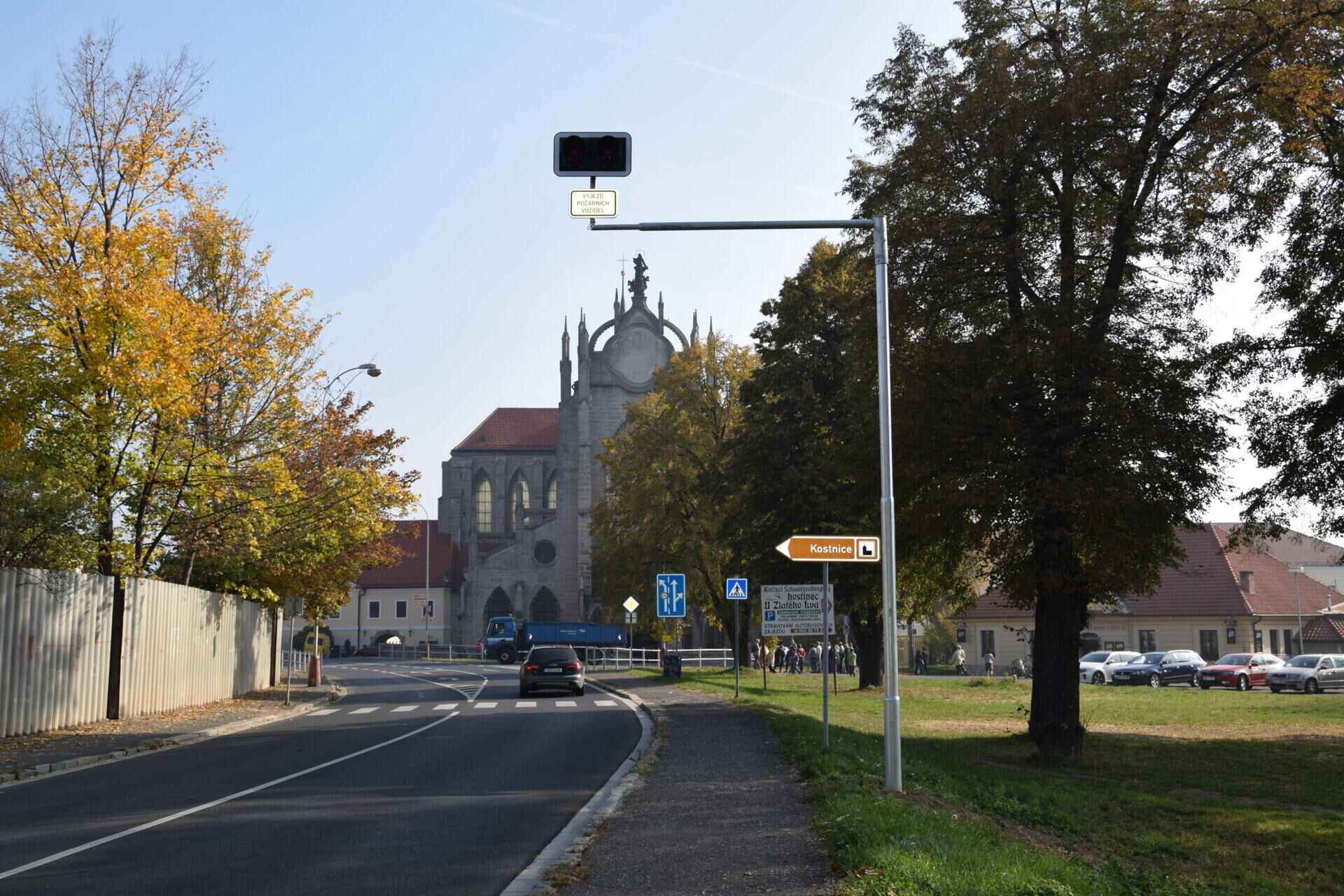 Nové semafory ve Vítězné ulici zvýší bezpečnost dopravního provozu při výjezdu hasičské techniky k mimořádným událostem