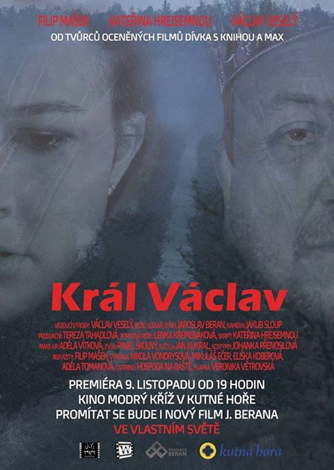 Král Václav přichází na stříbrné plátno. Premiéra filmu se odehraje 9. listopadu v kině Modrý kříž v Kutné Hoře