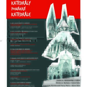 Katedrály pomáhají katedrále: předposlední koncert se uskuteční 16. 11.od 18 hod. v katedrále Nanebevzetí Panny Marie v Sedlci