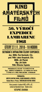 Kino amatérských filmů: 50. výročí expedice Lambarene 1968