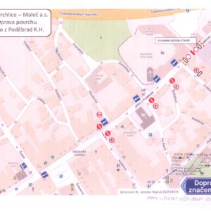 Úplná uzavírka místní komunikace Jiřího z Poděbrad od 26. do 30. listopadu 2018