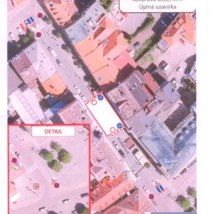 Uzavírka Kollárovy ulice v Kutné Hoře od 7. do 31.  ledna