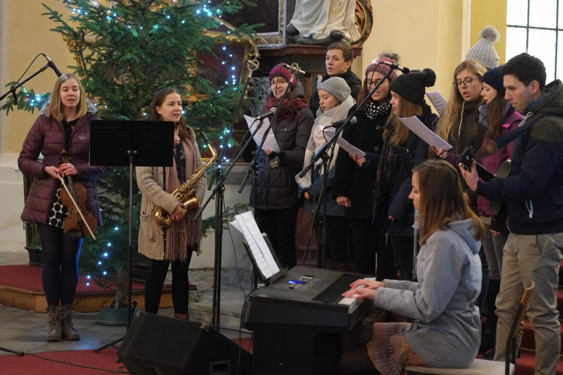 Koncertem v katedrále Nanebevzetí Panny Marie v Sedlci přispěli k výtěžku Tříkrálové sbírky v Kutné Hoře