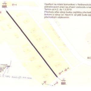 Uzavírka místní komunikace v Neškaredicích potrvá od 4. února do 1. března