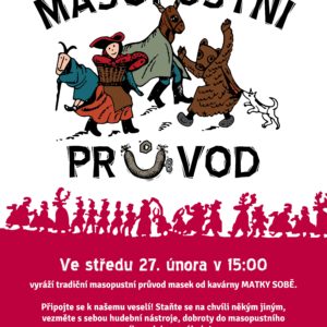 Školka v zahradě pořádá 27. února masopustní průvod, zapojit se může i veřejnost