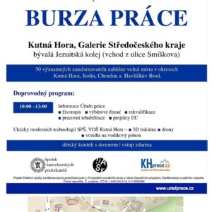 Na burze práce v GASK se 24. dubna představí téměř 50 významných zaměstnavatelů