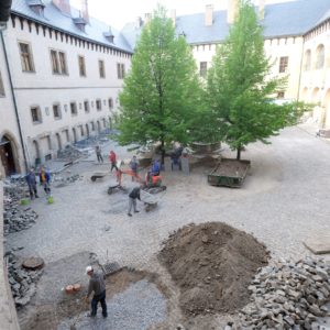Upozornění: Z technických důvodů se letos Kutnohorský majáles nekoná, práce na nádvoří budou dokončeny do 3. května