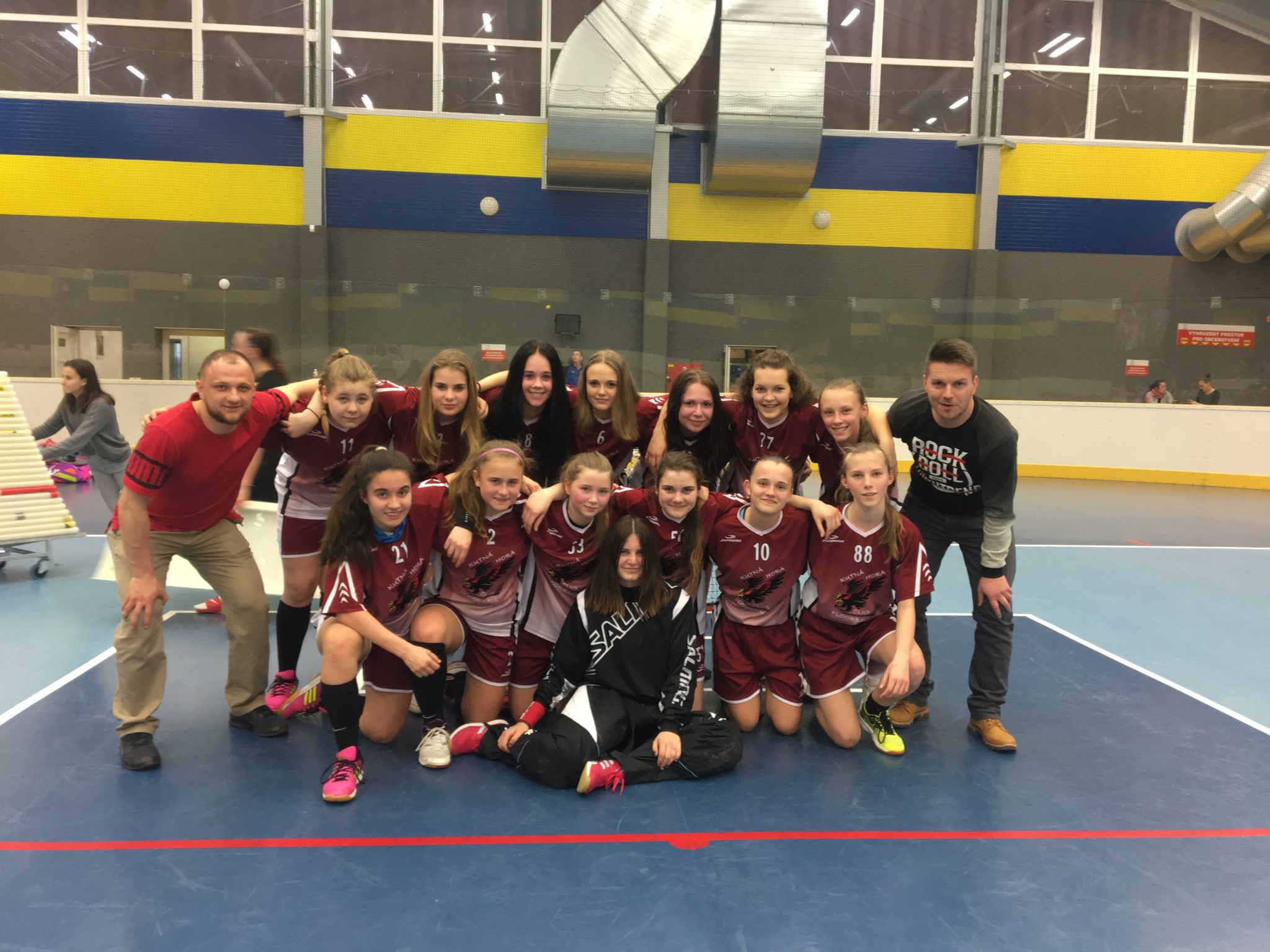 Dorostenky florbalového oddílu FBC Kutná Hora porazily obě pražská „S“