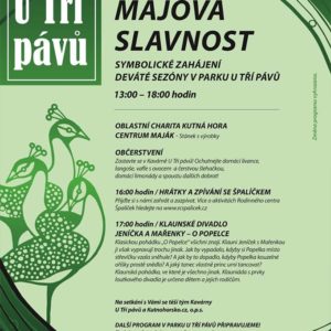 Sezonu v parku U Tří pávů v centru Kutné Hory zahájí 1. května programem pro děti