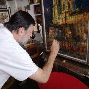 Výstava olejomaleb Františka Letáka bude v Knihkupectví a galerii Kosmas zahájena v pátek 10. května