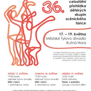 Kutná Hora bude opět po roce dějištěm celostátní přehlídky scénického tance. Uskuteční se od 17. do 19. května
