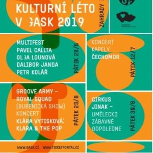 Středočeské kulturní léto v GASK odstartuje 28. června MULTIFEST, který nabídne koncert Pavla Callty, Olgy Lounové, Dalibora Jandy a Petra Koláře