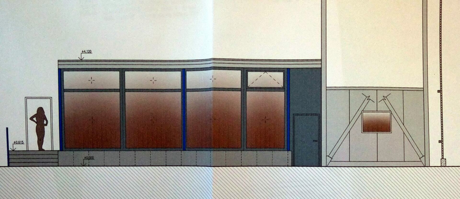 Na zimním stadionu město vybuduje vytápěné a volně přístupné zázemí pro návštěvníky