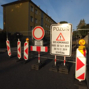 Uzavírka Fučíkovy ulice potrvá do 15. prosince, práce jsou rozděleny na dvě etapy