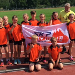 Reprezentanti atletického oddílu SKP Olympia Kutná Hora byli úspěšní na krajském přeboru družstev přípravek v Kolíně