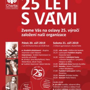 Součástí oslav 25. výročí založení Oblastní charity Kutná Hora budou koncerty známých písničkářů, divadlo, beseda, mše i setkání s indickými hosty z projektu Adopce na dálku