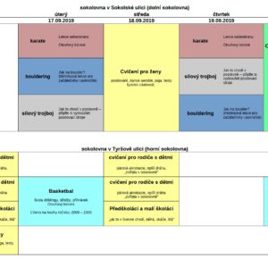 Sokolovny v Sokolské i Tyršově ulici ožijí v rámci akce „Týden spolu v pohybu – Každý den v Sokole“. Přijďte si zacvičit zdarma