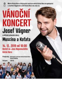 Josef Vágner uvede vánoční koncert ve spolupráci s dětskými pěveckými sbory ZUŠ Kutná Hora