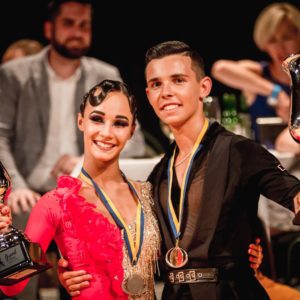 Veronika Nováková z TŠ Novákovi Kutná Hora a její taneční partner Patrik Dobruský se stali členy Národního reprezentačního týmu