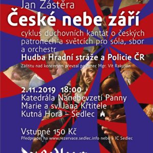 České nebe se rozzáří 2. listopadu od 18 hodin i v Kutné Hoře, jeden ze tří koncertů v ČR se uskuteční v sedlecké katedrále