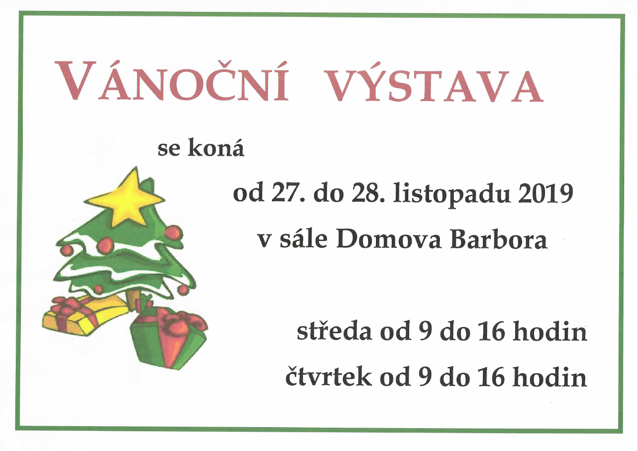 Na vánoční výstavě návštěvníci mohou obdivovat zručnost obyvatel Domova Barbora, načerpat sváteční atmosféru a zakoupit dekorace na vánoční stůl