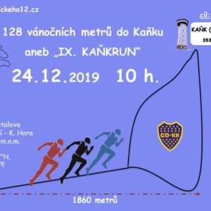 O Štědrém dnu se tradičně běží na vrch Kaňk