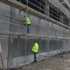 Výstavba sportovní haly Klimeška postoupila do další fáze, termín dokončení prací je květen letošního roku