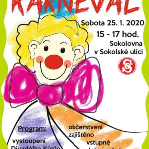 Pozvánka: Při dětském karnevalu v Sokolské ulici vystoupí 25. ledna i oblíbené divadélko Kůzle