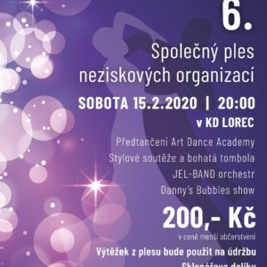 Kutnohorské neziskové organizace pořádají 15. února v Lorci již tradiční ples. Jeho výtěžek použijí na údržbu Sklenářova dolíku