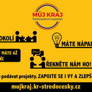 MŮJ KRAJ – Participativní rozpočet Středočeského kraje, projekty je možné podávat až do 31. března