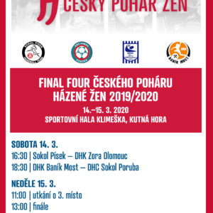 Final4 Českého poháru žen v házené se odehraje už 14. března na neutrální půdě v Kutné Hoře. Vstupenky jsou již v předprodeji