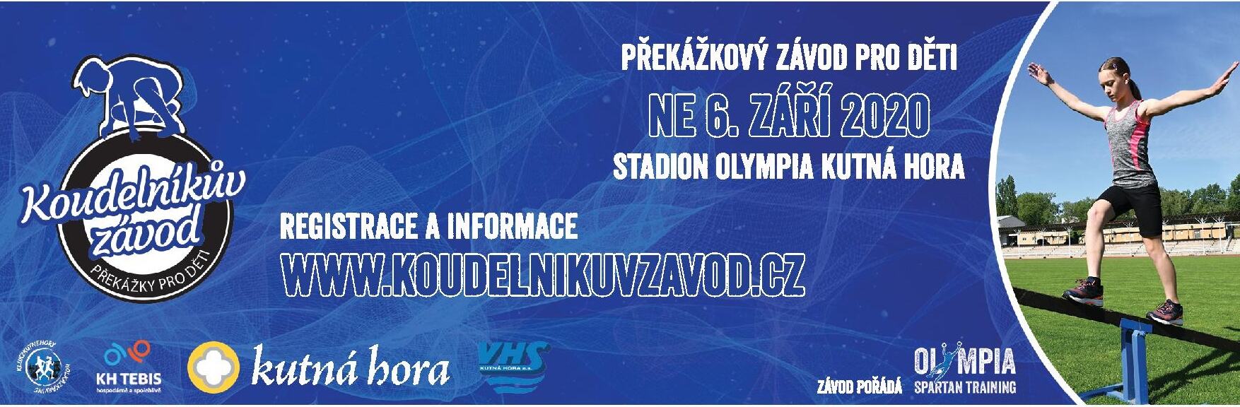 Na Olympii se v září uskuteční překážkový Koudelníkův závod pro děti