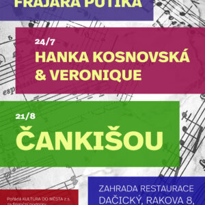 Hudební léto v Kutné Hoře: sérii pátečních koncertů na zahradě restaurace Dačický zahájí 26. června kapela Frajara Putika