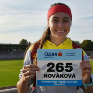 Kutnohorská atletka Dominika Nováková byla ve finále Mistrovství ČR žákyň!