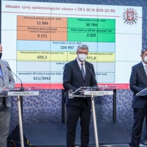 Vláda ČR s platností od čtvrtka 21. října zavírá některé obchody a služby. Omezuje volný pohyb osob