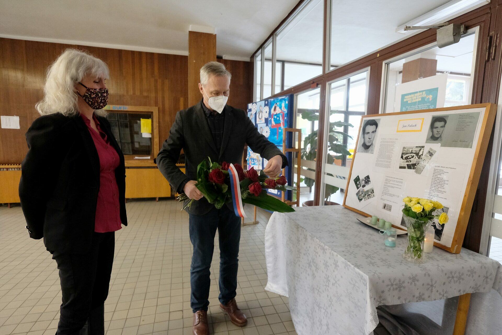 Památku Jana Palacha uctili v kutnohorské základní škole, která nese jeho jméno