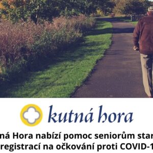 Město Kutná Hora nabízí pomoc seniorům ve věku 80 let a více s registrací na očkování proti covid-19