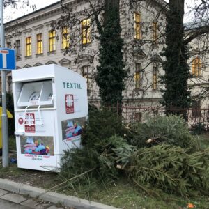 Svoz vánočních stromků od kontejnerových stanovišť se uskuteční 13. a 27. ledna, další ještě 10. února