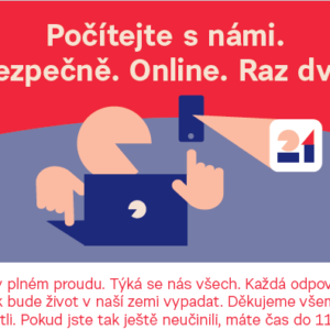 Bezpečně, online, raz dva. Sčítání 2021