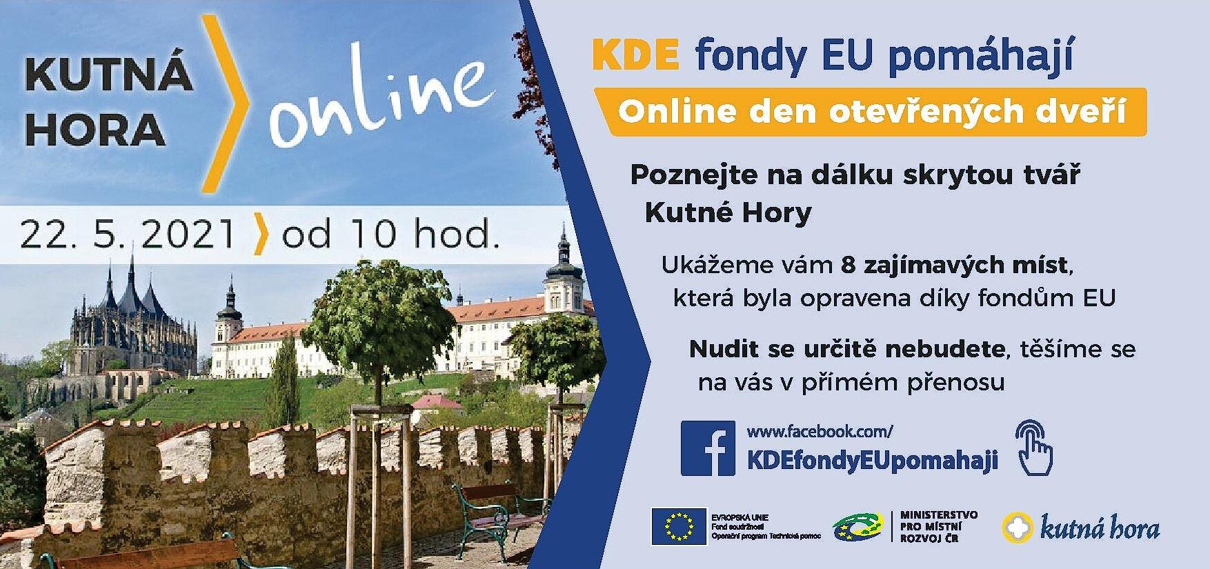 Online Den otevřených dveří v Kutné Hoře již tuto sobotu dopoledne!