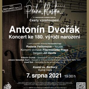 Chrám sv. Barbory zaplní 7. srpna večer hudba, vystoupí komorní orchestr Filarmonietta Praha a houslistka Radana Večtomova