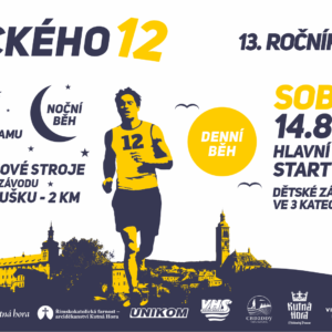Běžeckému závodu Dačického 12, který se uskuteční 14. 8., bude v pátek 13. 8. večer předcházet charitativní noční běh pro Světlušku i vystoupení kapely Krásné nové stroje