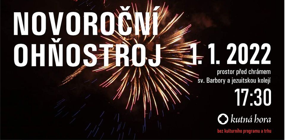 Novoroční ohňostroj 1. ledna bude, avšak bez kulturního programu