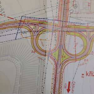 Tématem společného jednání bylo i dopravní řešení křižovatky na Skalce